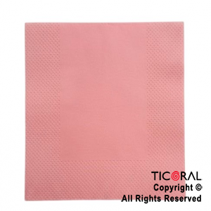 SERVILLETA PREMIUM ROSA PASTEL 24X24 x 20